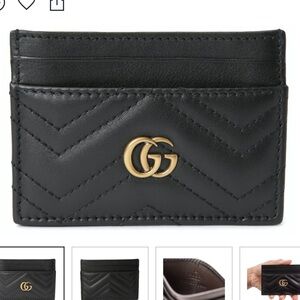 Gucci GG matelasse card wallet